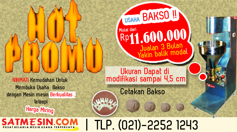 PROMO: BUKA USAHA BAKSO MURAH, KAPAN LAGI ??